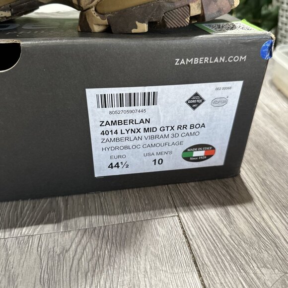 Zamberlan 4014 Lynx MID GTX  RR BOA Vibram 3D Camo Hydronic Brown Men 10 main image 9